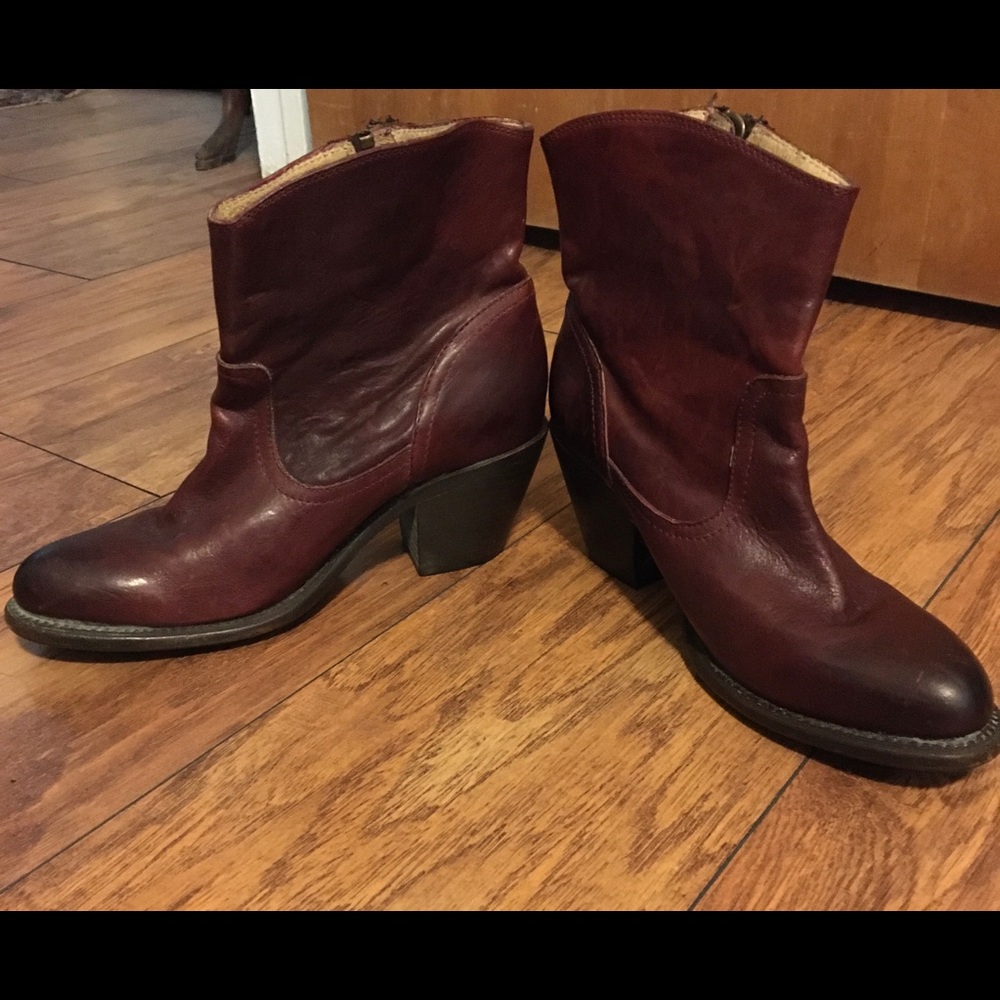 Frye Western Ankle Boots